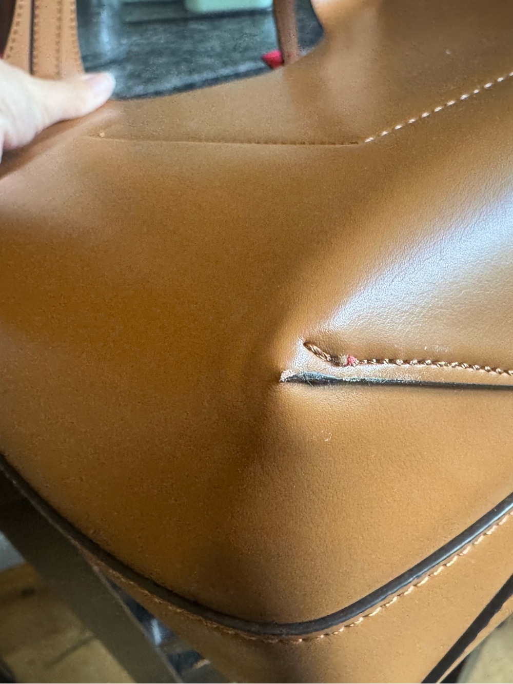 Halston Brooke Tote Bag Taupe Tote Bag - Picture 6 of 9